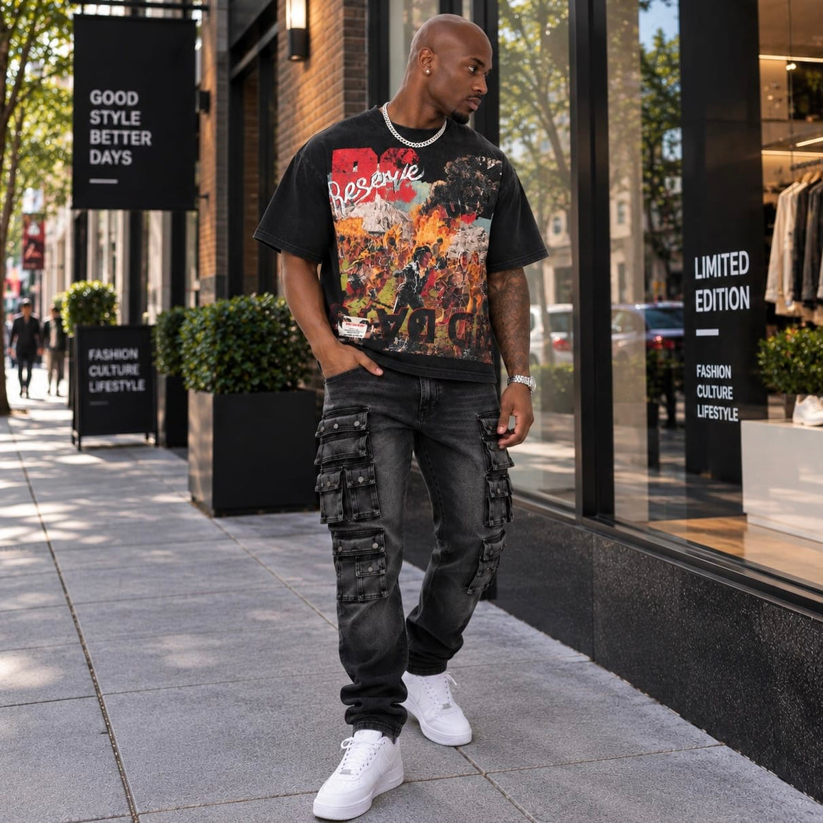 GFTD La Catastrophic Tee (Black)