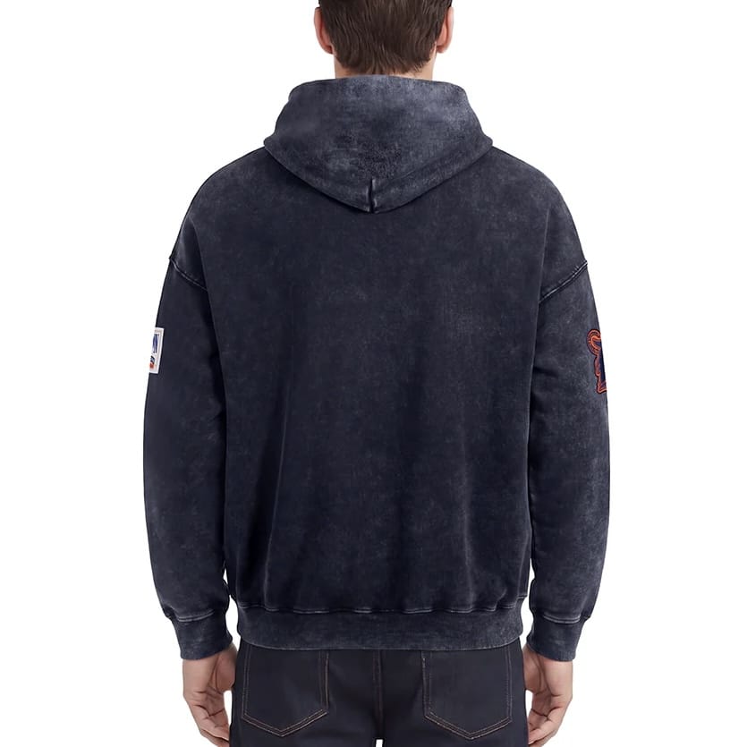Pro Standard Detroit Tigers First Team Fleece Hoodie (Washed Midnight Navy)
