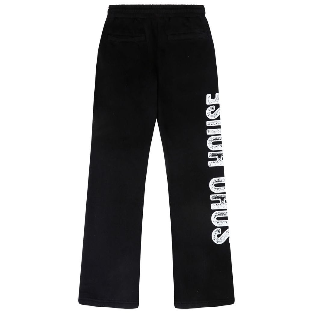 Almost Someday Soho Flared Sweatpant (Jet Black) AS-FALL26-019