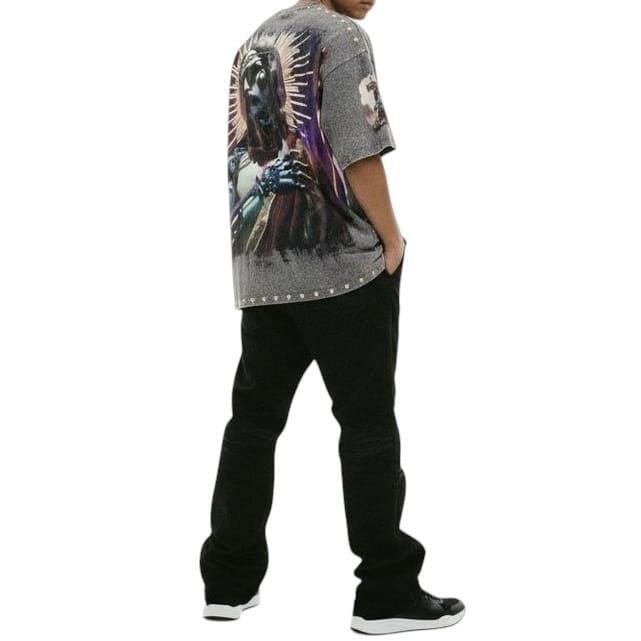 Stray Redeemer Graphic Tee (Charcoal) ST1703-CHA