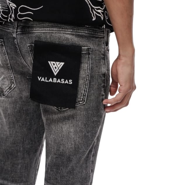 Valabasas Sledge Skinny Jean (Grey) VLBSSK005