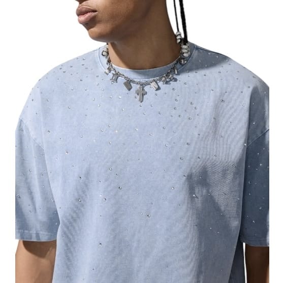 Jordan Craig Radiant Crewneck Tee (Ice Blue) 2081A