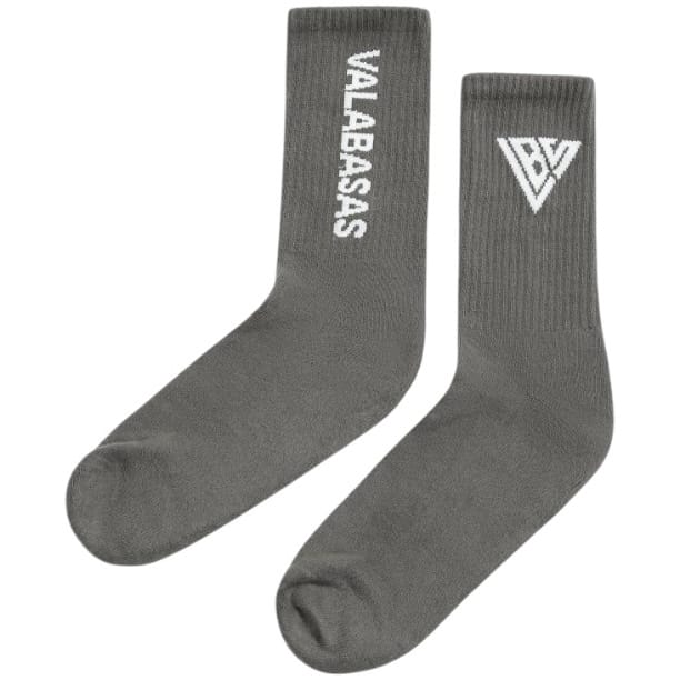 Valabasas Footprint Socks (Graphite) VAL-SOCK-001