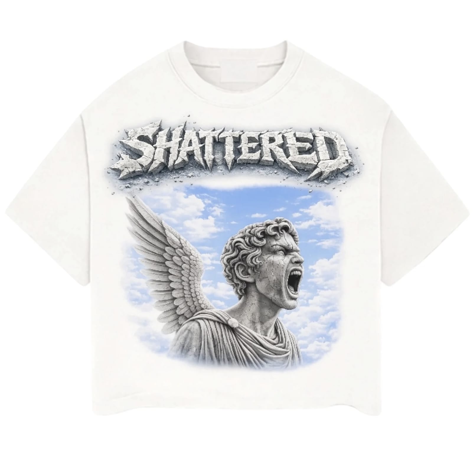 Shattered Hearts Heavens Rage Tee (Blue Sky White)