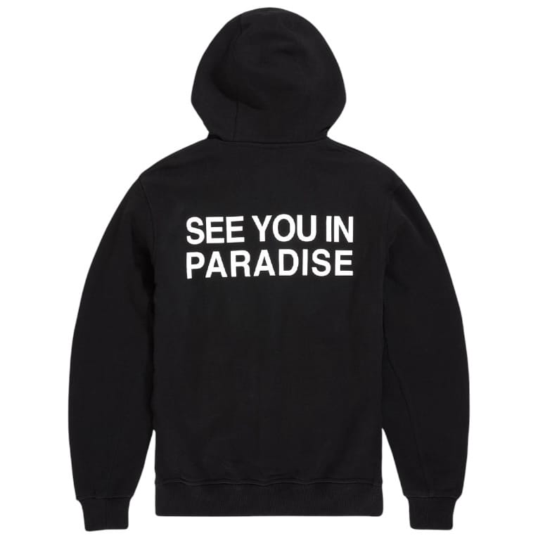 See You In Paradise Heavyweight Zip Hoodie & Sweatpants Set (Jet Black)