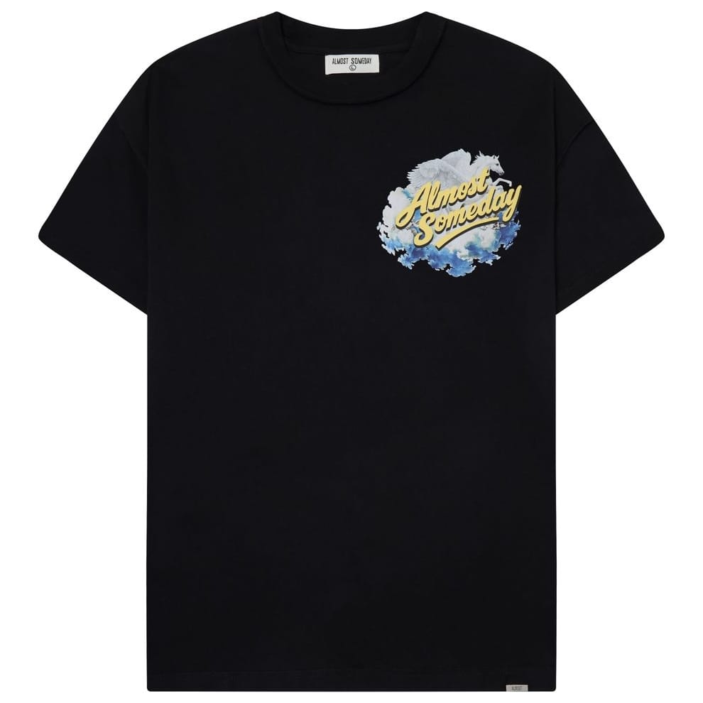 Almost Someday Pegasus Tee (Black) AS-S26-093