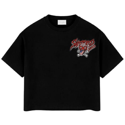 Shattered Hearts Rolling Hearts Tee (Black)