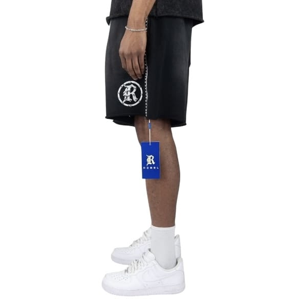 R3bel Denim Shady French Terry Set (Ash Black)