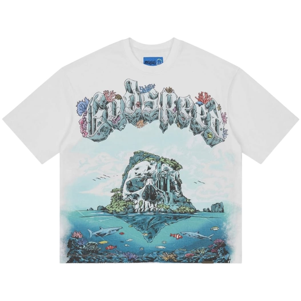 Godspeed Island II Tee (White)