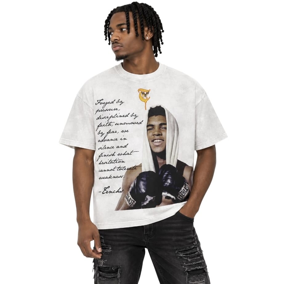 Trnchs Muhammad Ali Tee (White) TC-S26-6025
