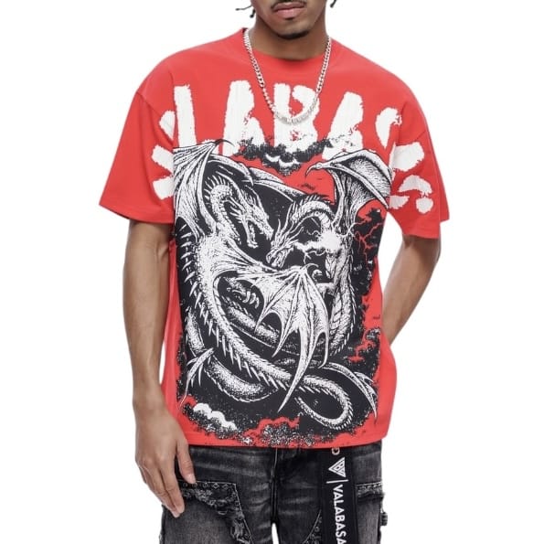 Valabasas Nightforge Tee (Red) VLBS-VT1-1097