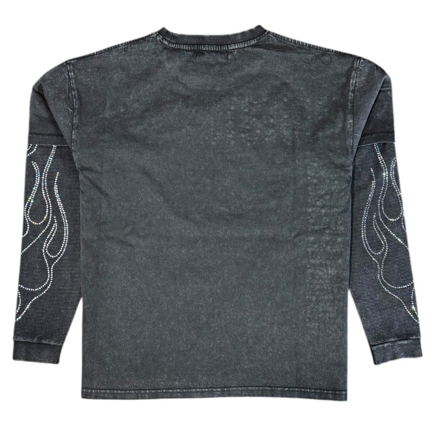 Majestik Racing Garment Dyed LS Thermal (Black) TW2633