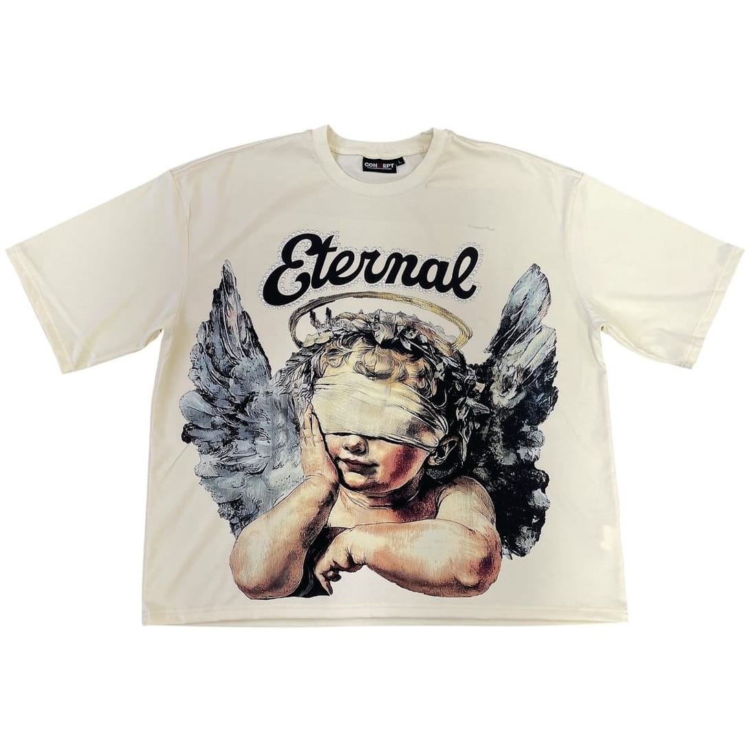 Concept La Eternal Boxy Tee (Bone) CONT_23