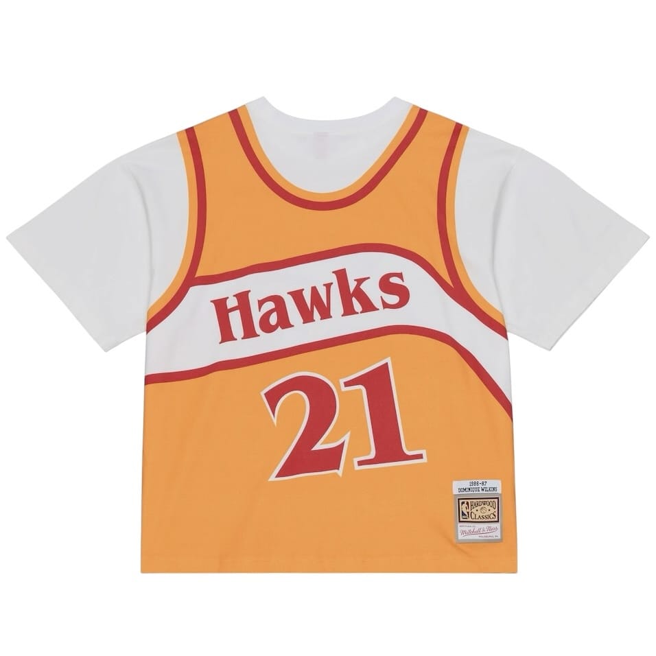 Mitchell & Ness Atlanta Hawks 1986-87 Best In Class Jersey Tee (Gold)