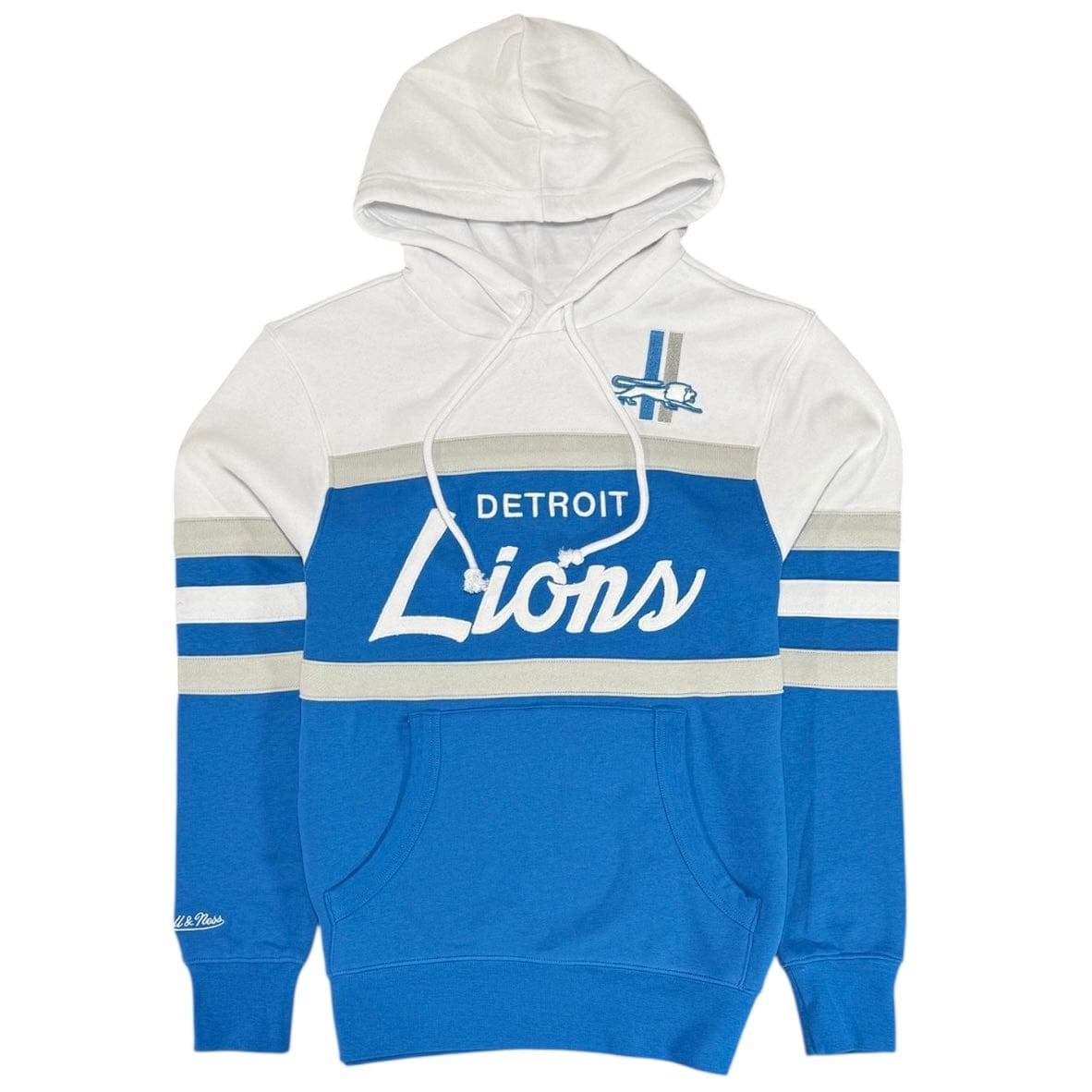 Mitchell & Ness Detroit Lions Head Coach Hoodie (Blue)