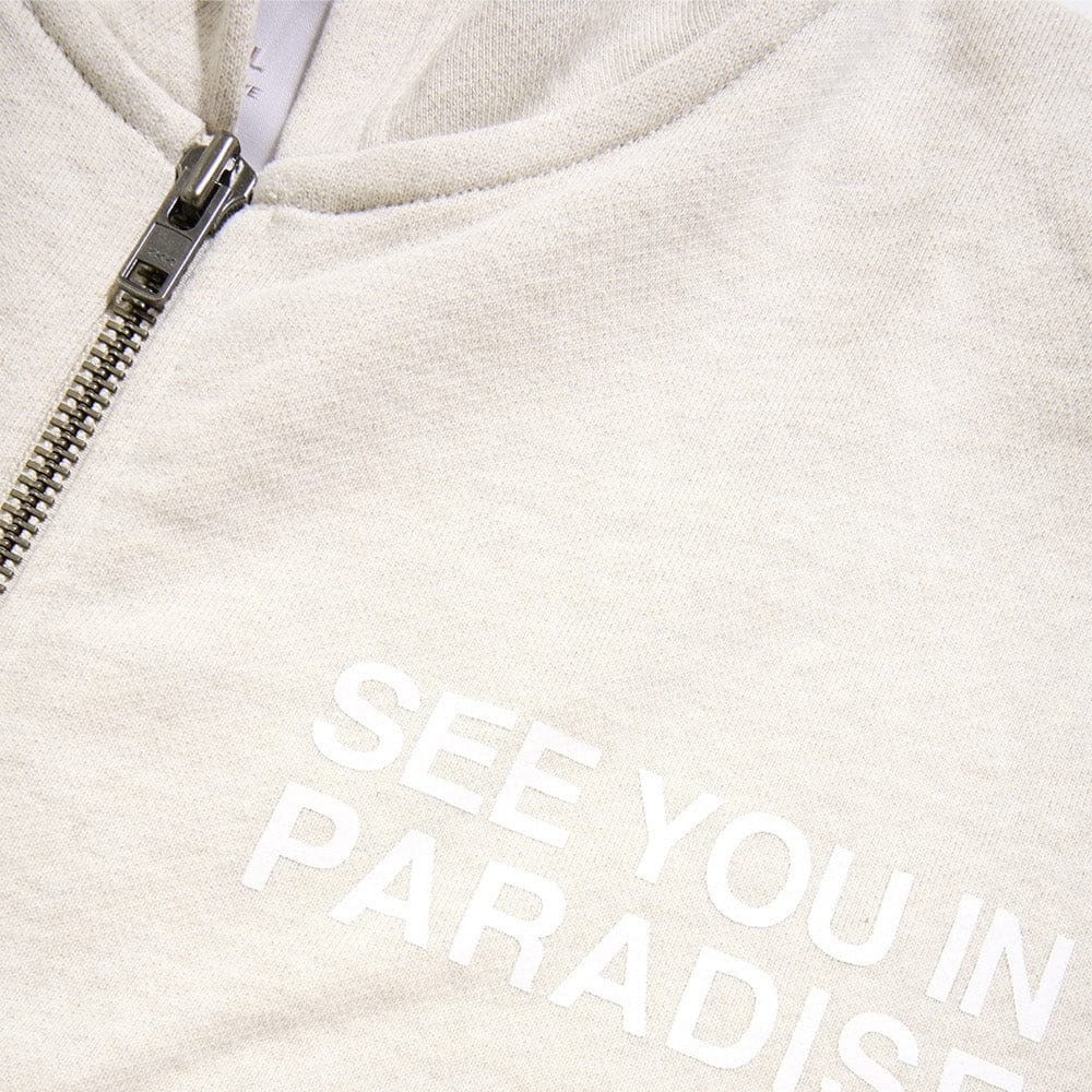 See You In Paradise Heavyweight Zip Hoodie & Sweatpants Set (Oatmeal)