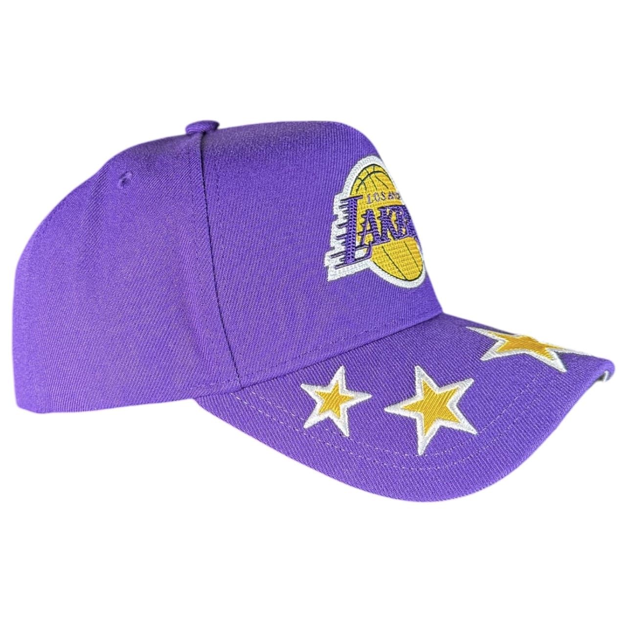 Mitchell & Ness NBA La Lakers Shining Stars Snapback (Purple)