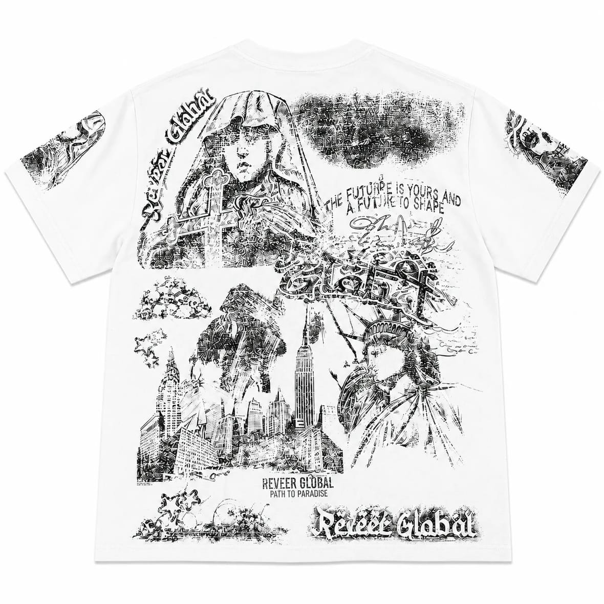Reveer War Is A Problem Tee (White) FC-06TW
