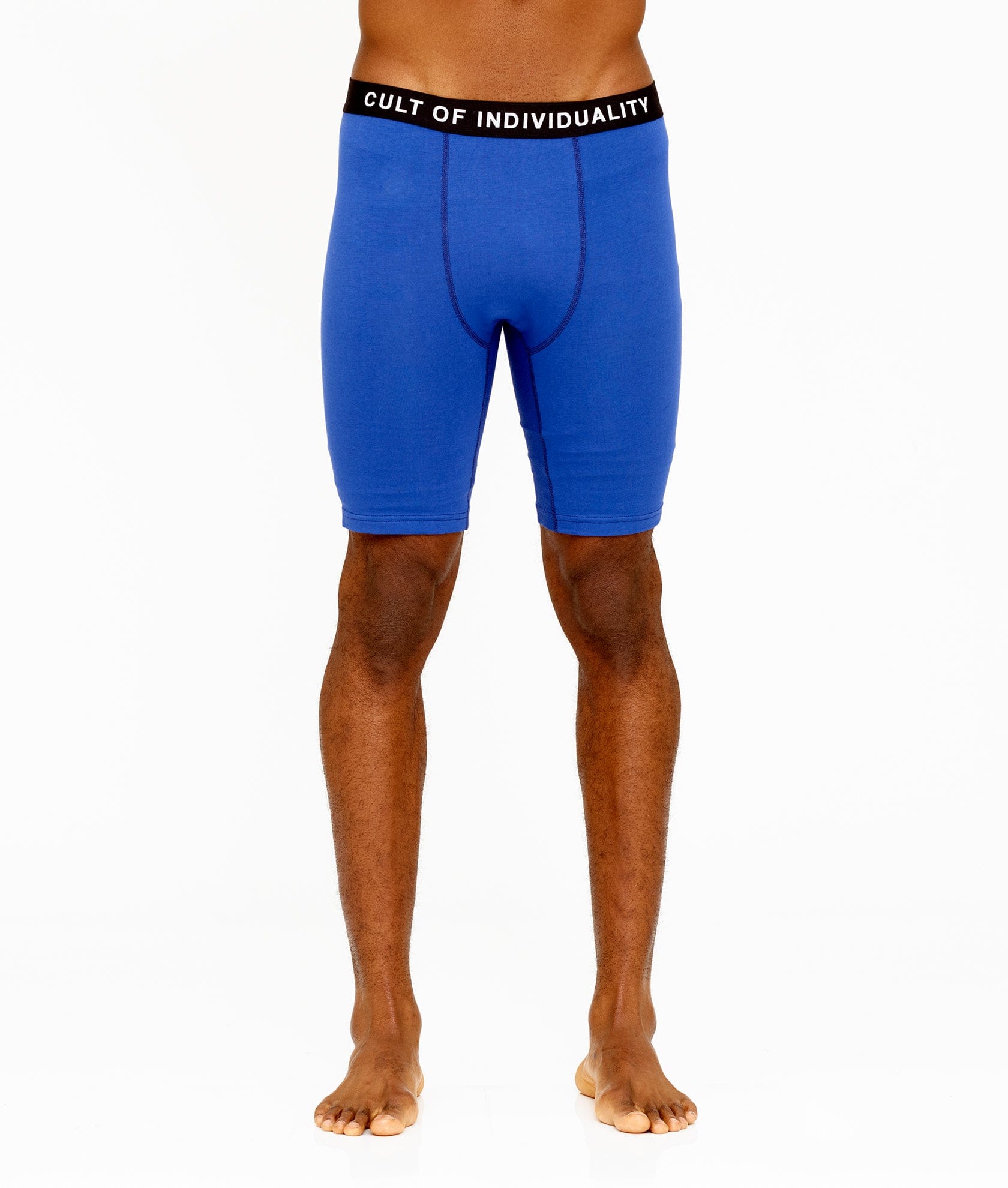 CULT BRIEFS  2 PACK "PARADISE" PRINT/SURF BLUE SOLID