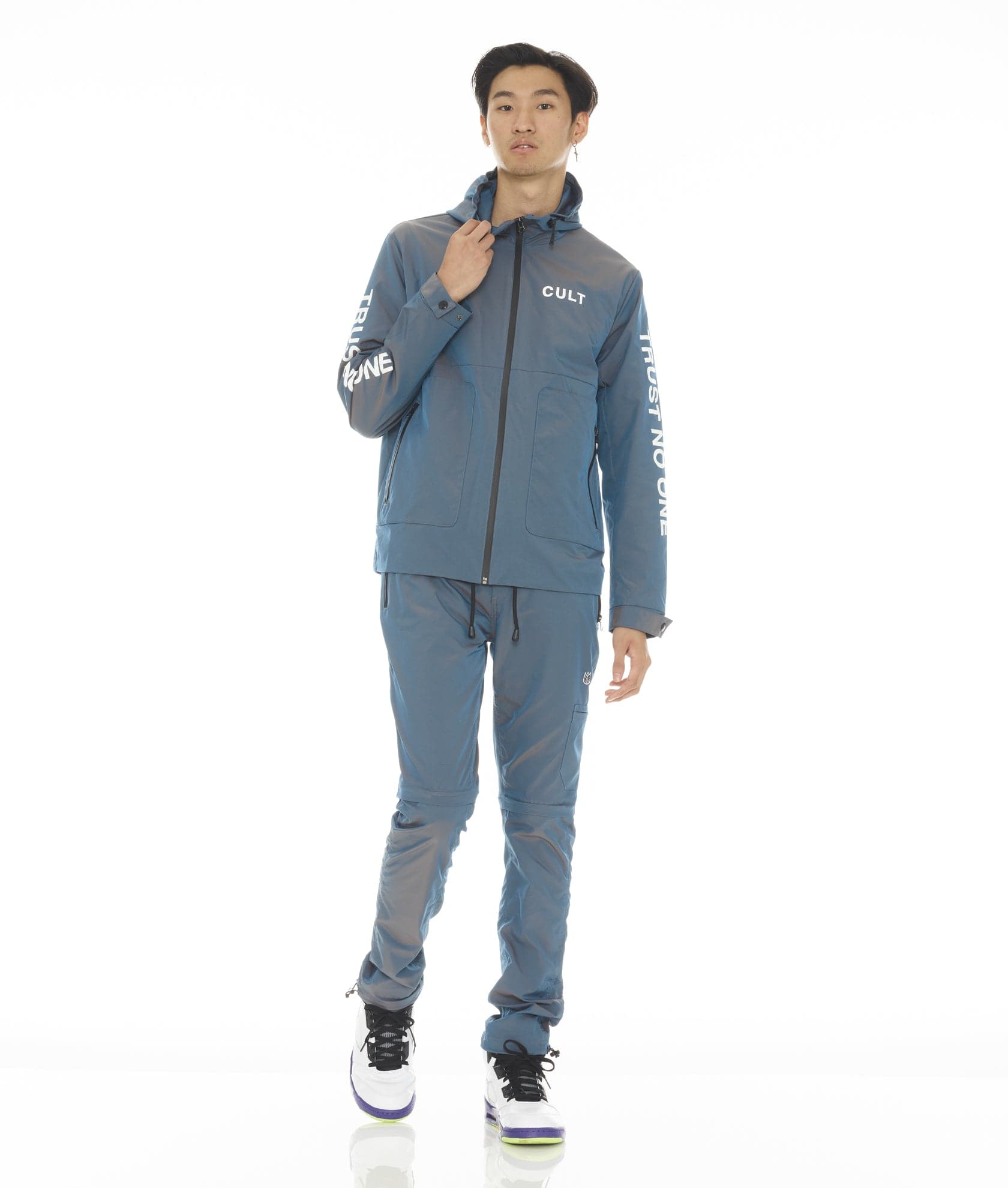 NYLON JACKET IN SEAFOAM