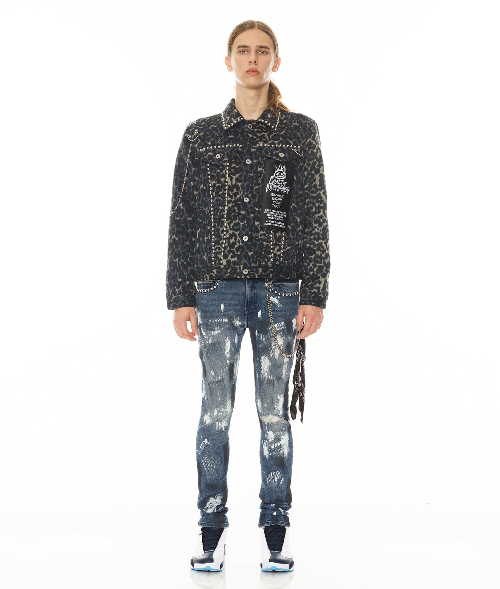 PUNK SUPER SKINNY IN LEOPARD
