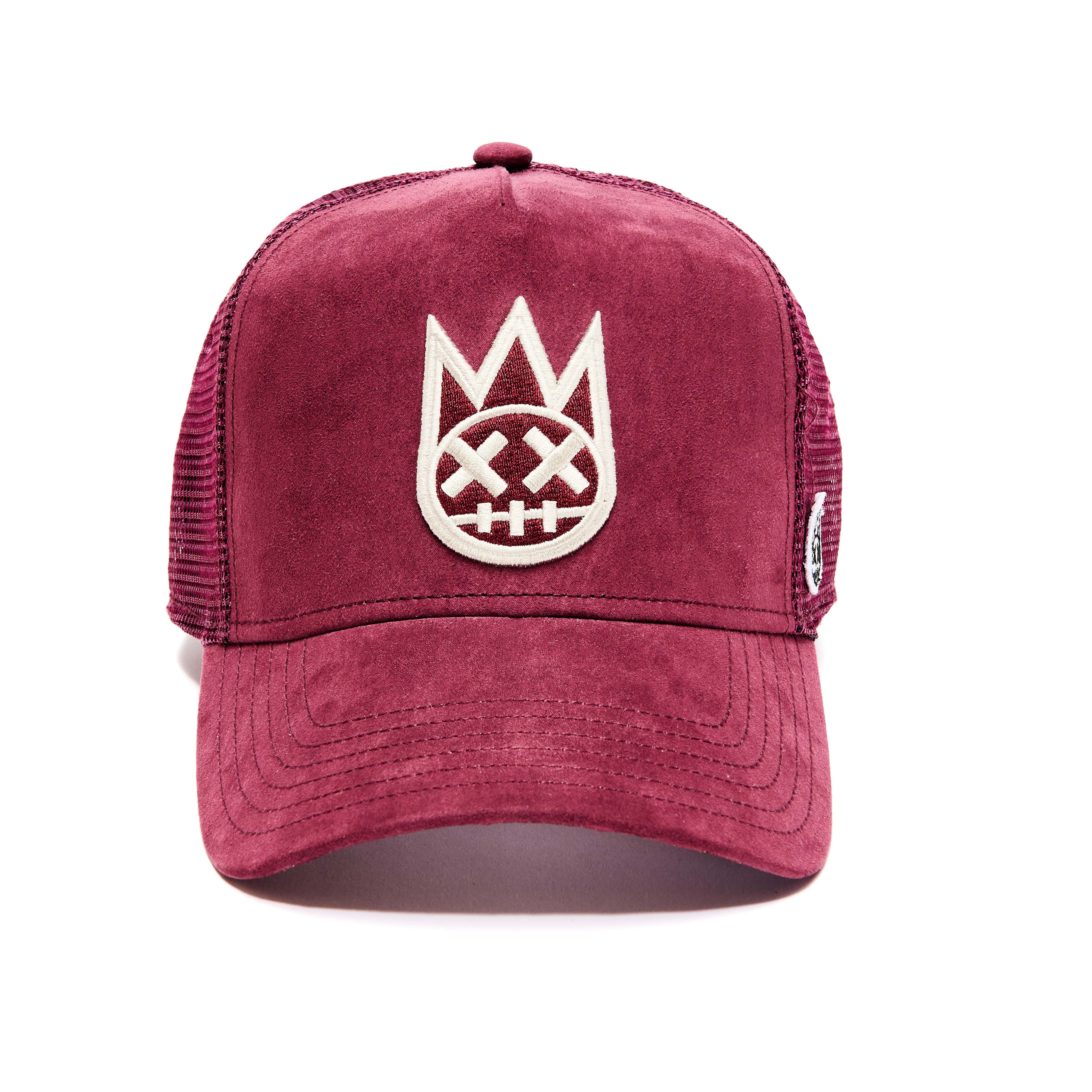 Shimuchan Vintage Merlot Trucker Hat – Mesh Back, Logo Cap