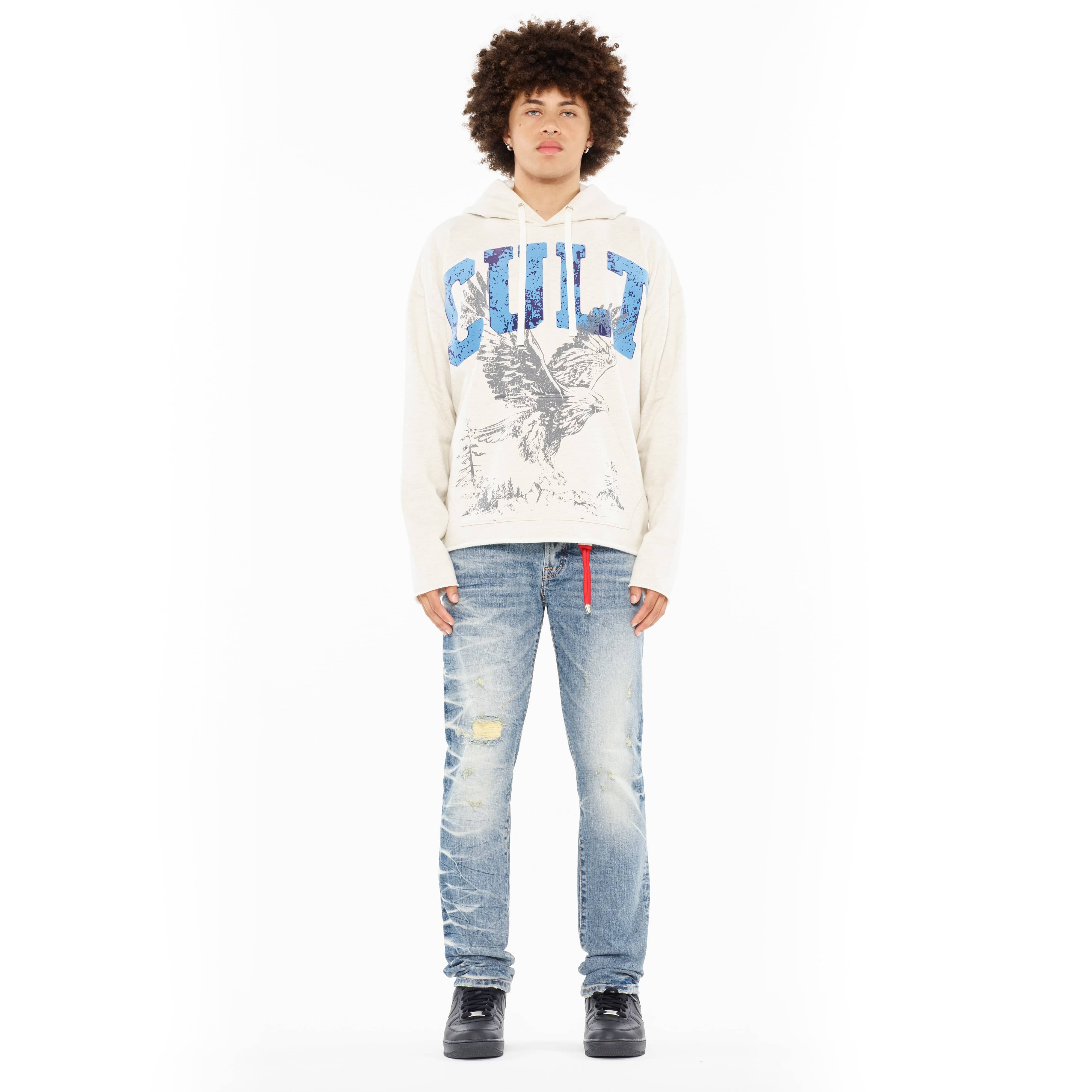 Cult's Pullover Novelty Sweatshirt in Cream Heather