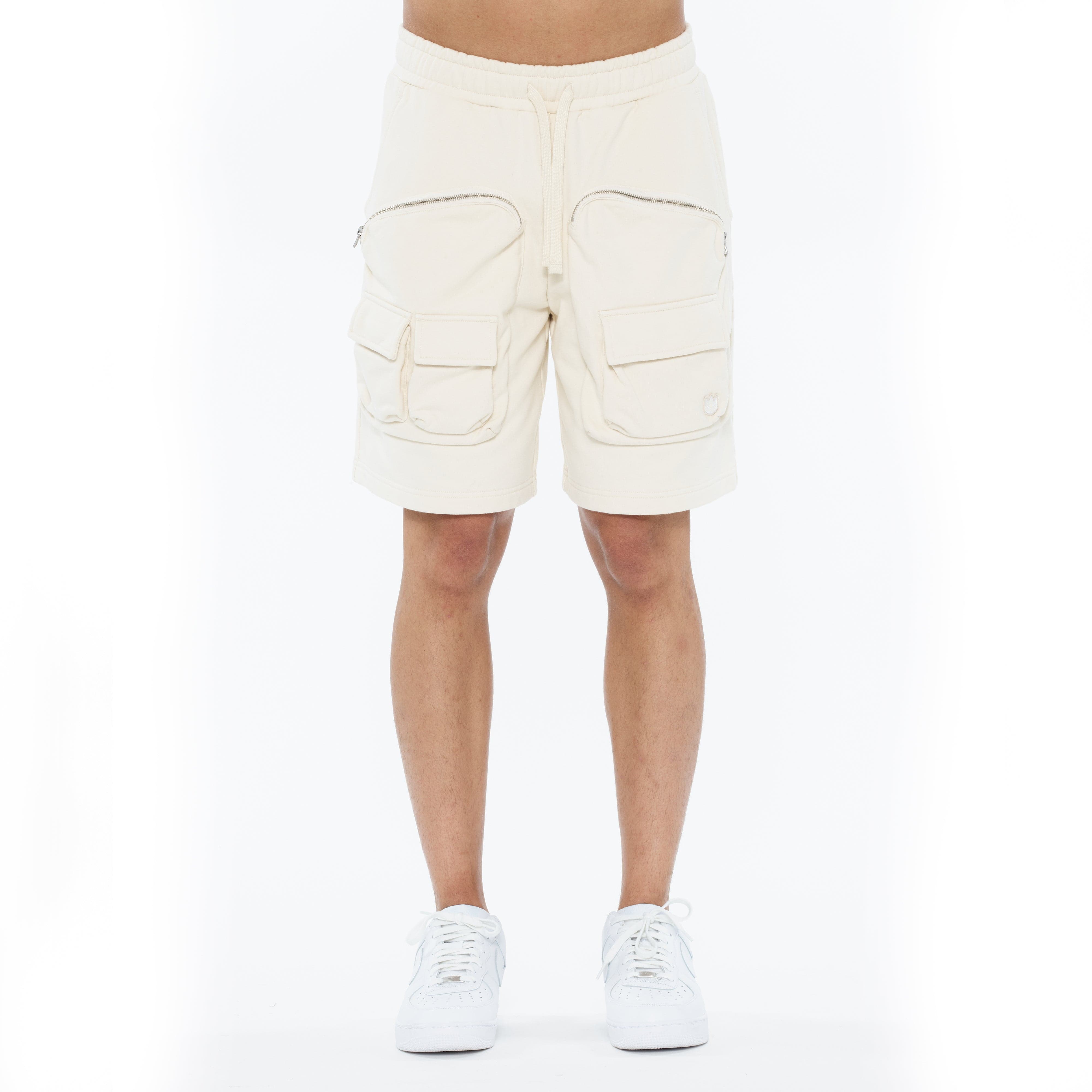 Cult's Cargo Shorts in Winter White