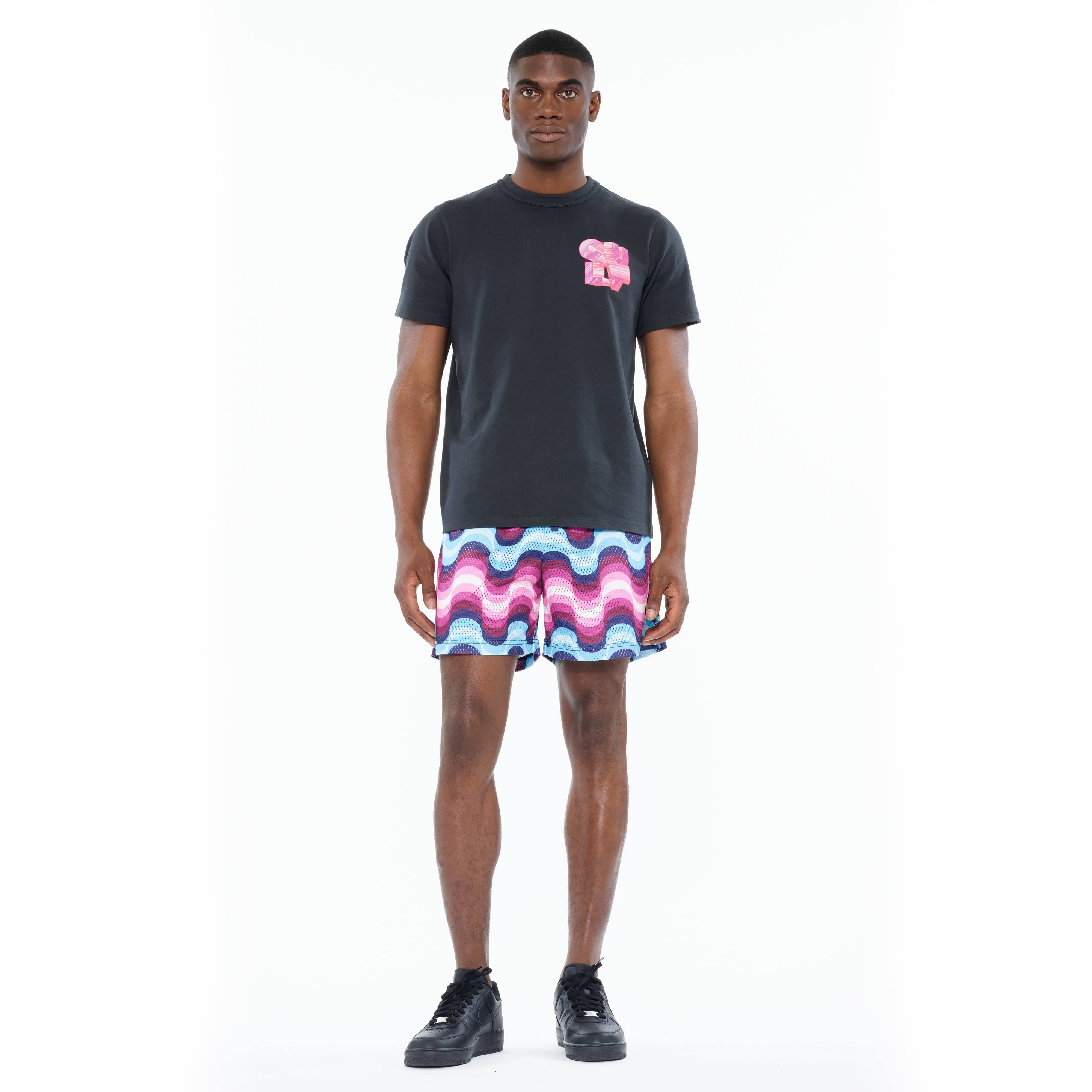 Cult's Mesh Shorts in Blue Wave