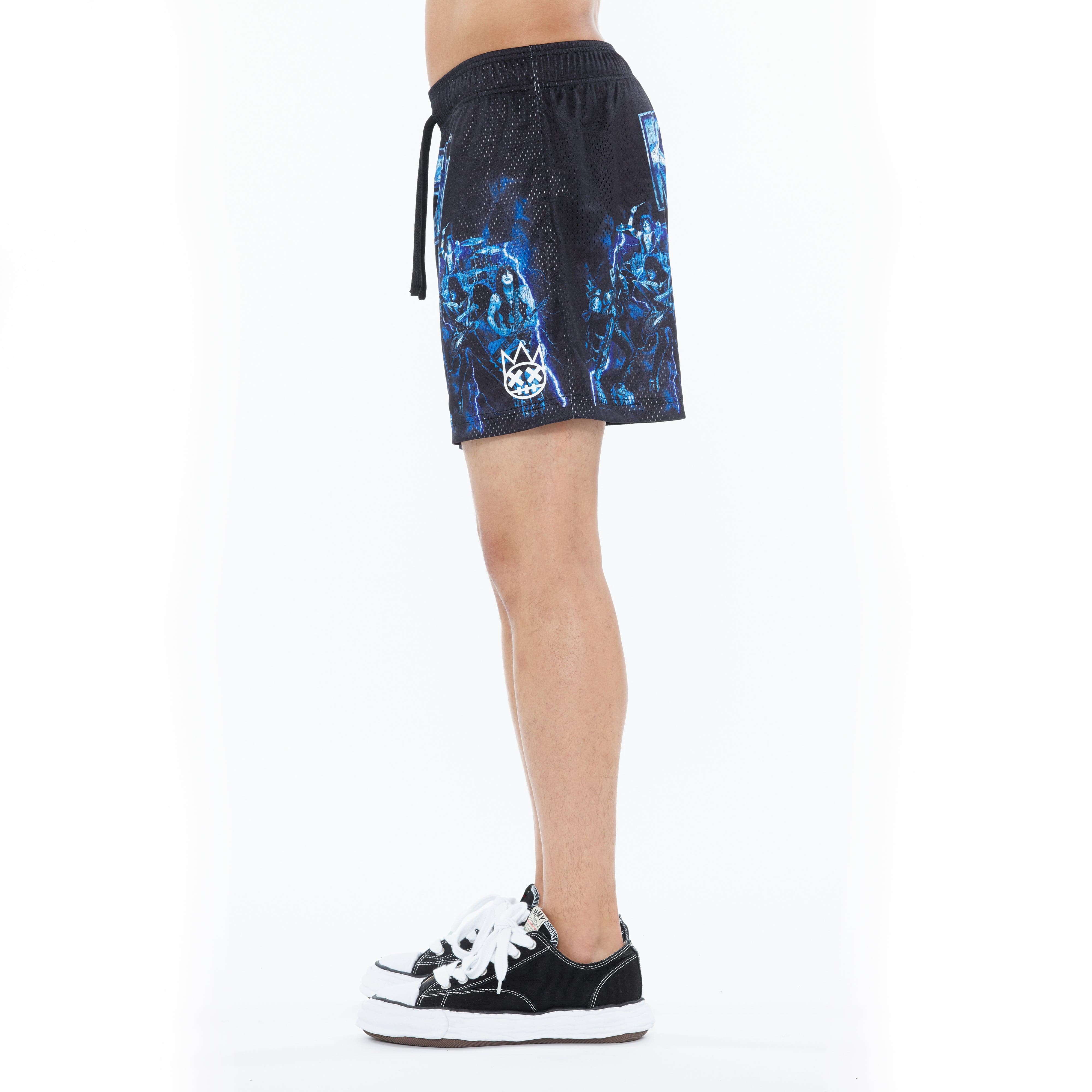 Cult's Mesh Shorts in Kiss