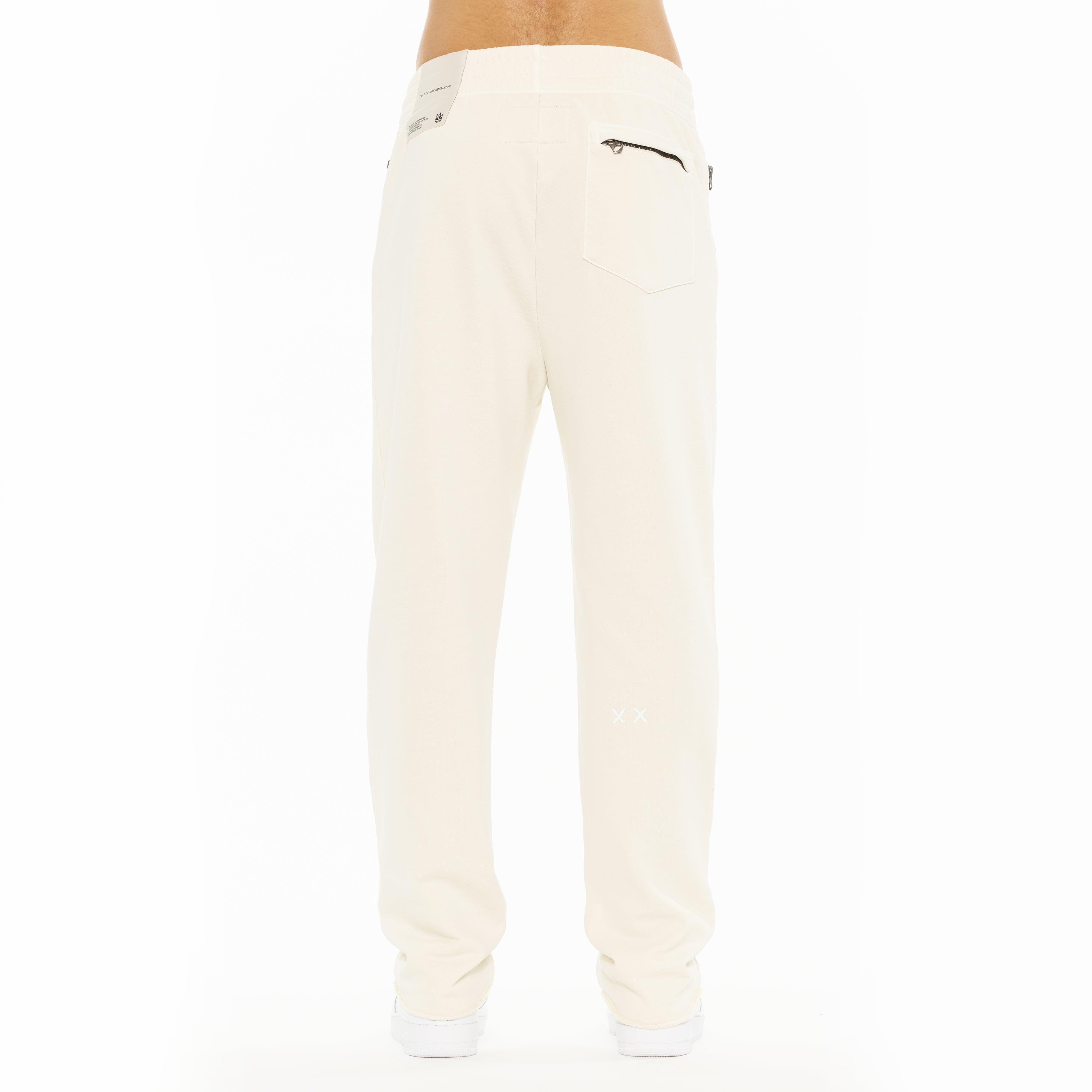 Cult's Open Hem Sweatpants in Winter White