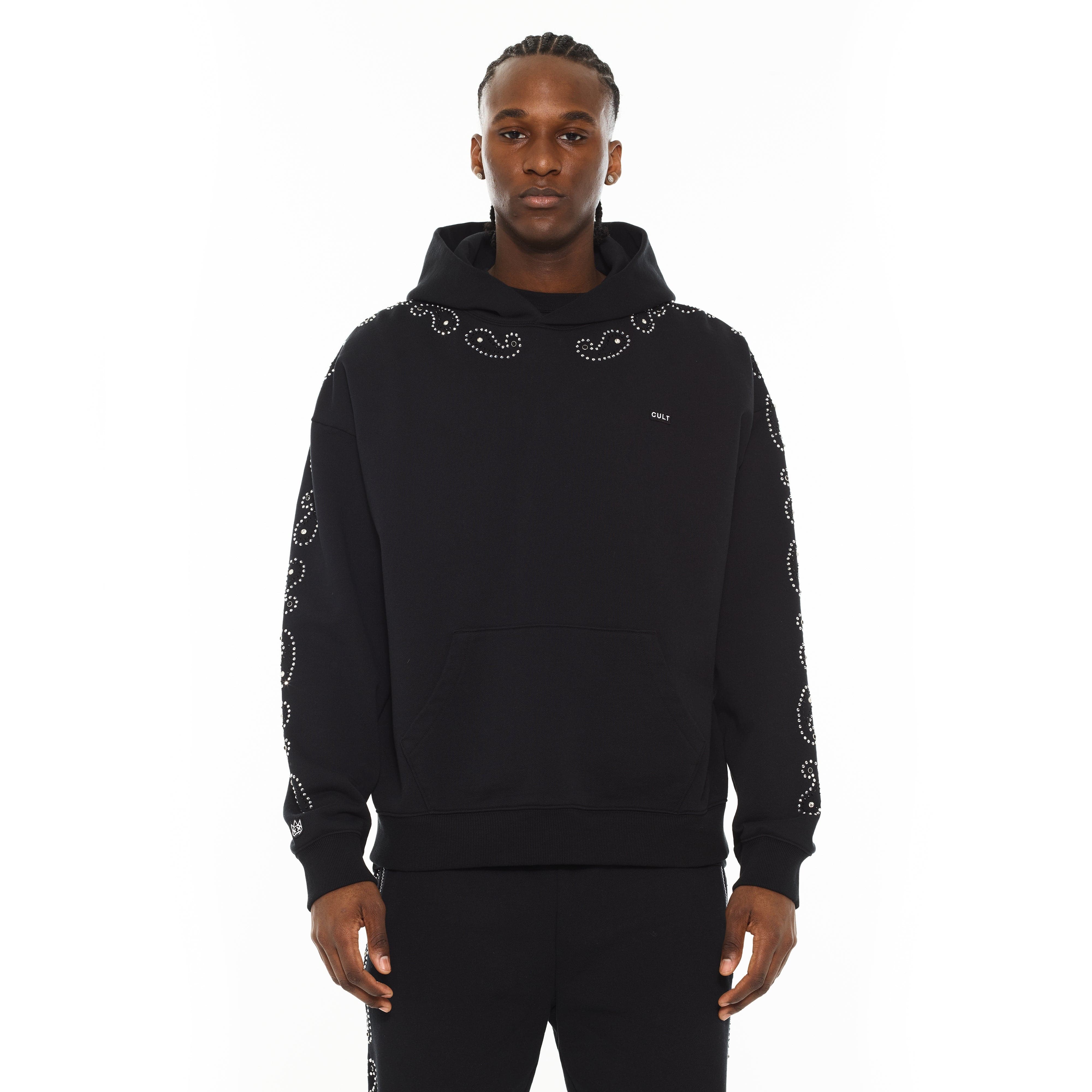 Cult x El Alfa Premium Pullover Novelty Hoody in Paisley
