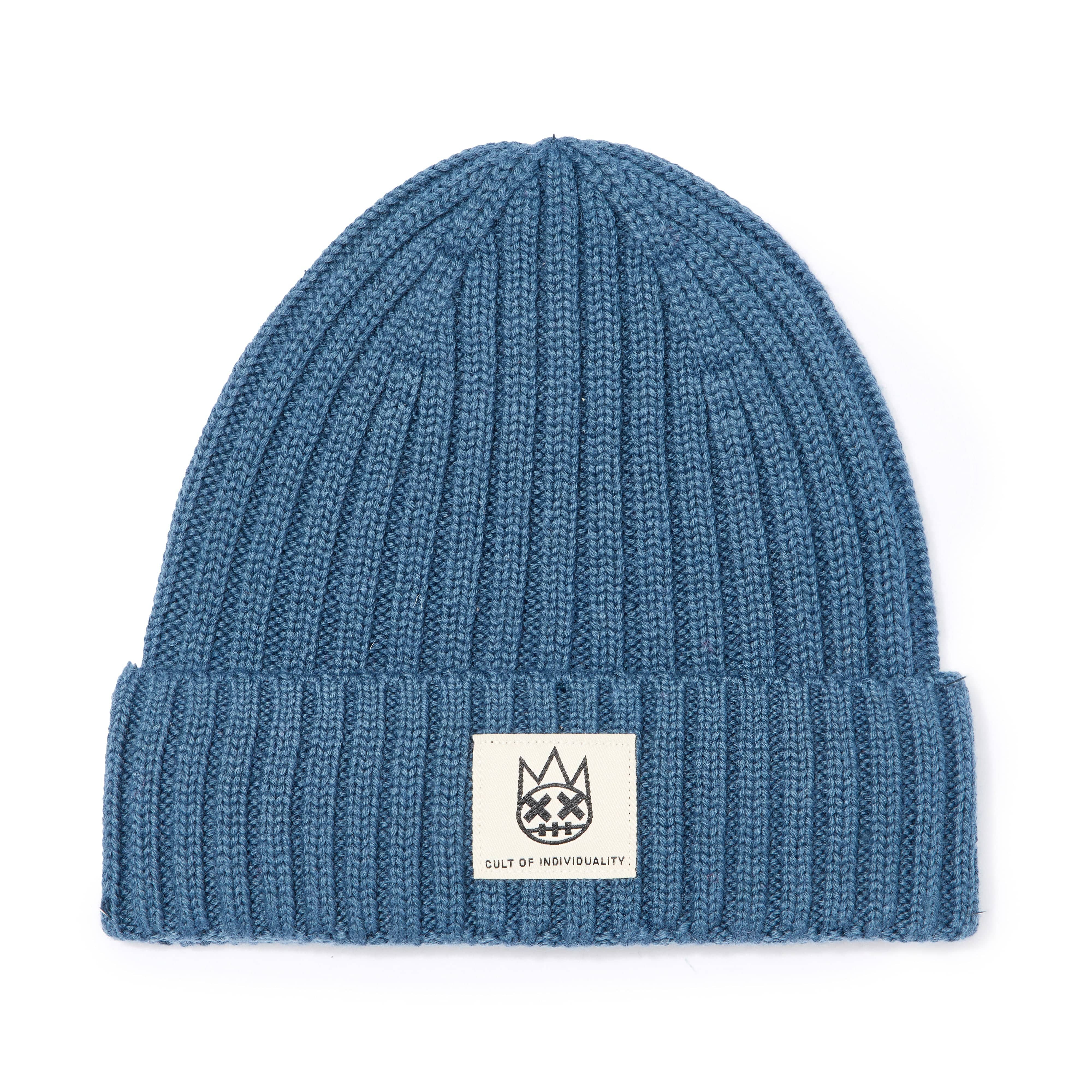 Cult's Knit Hat in Blue Steel