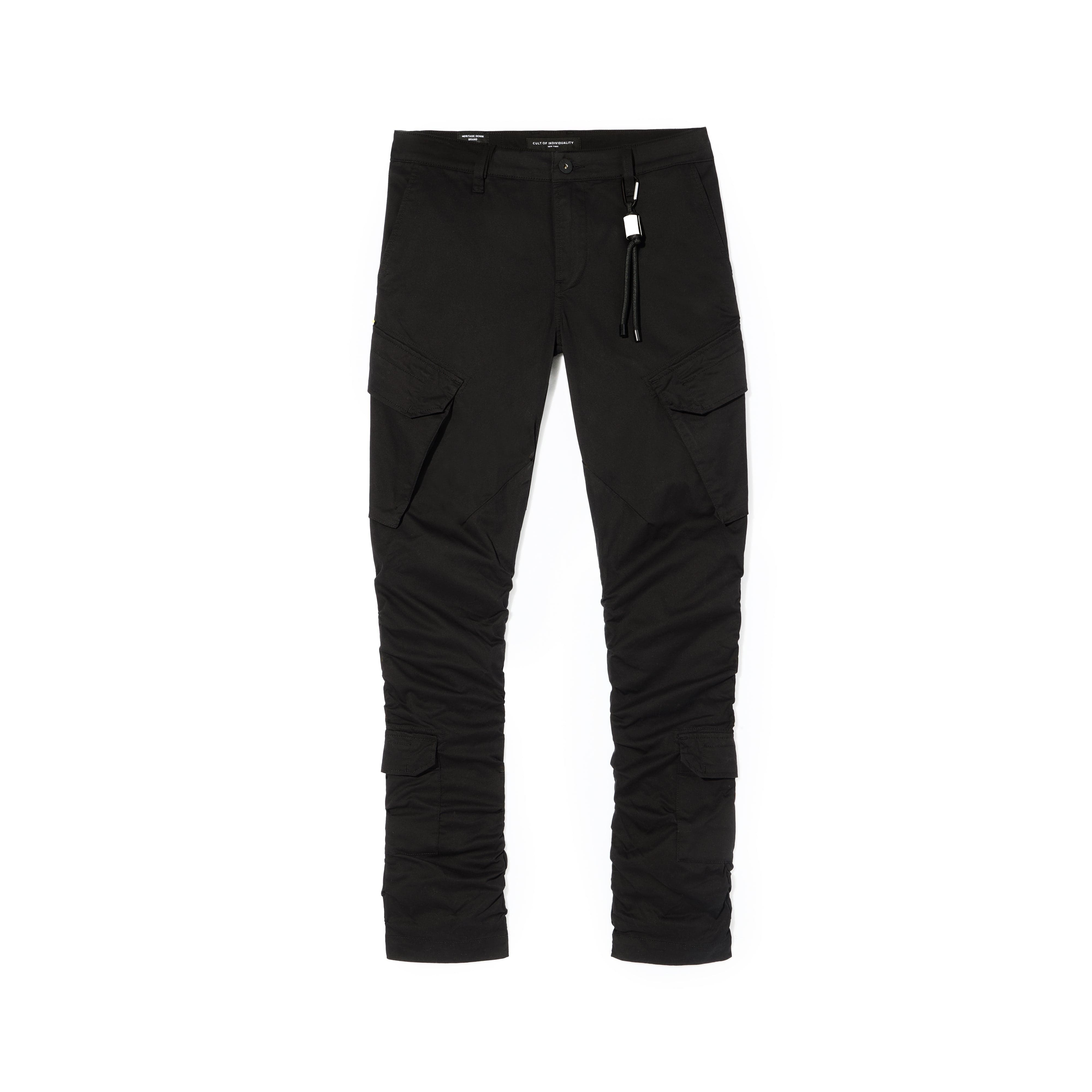 Cult's Rocker Cargo 606 Jeans in Black