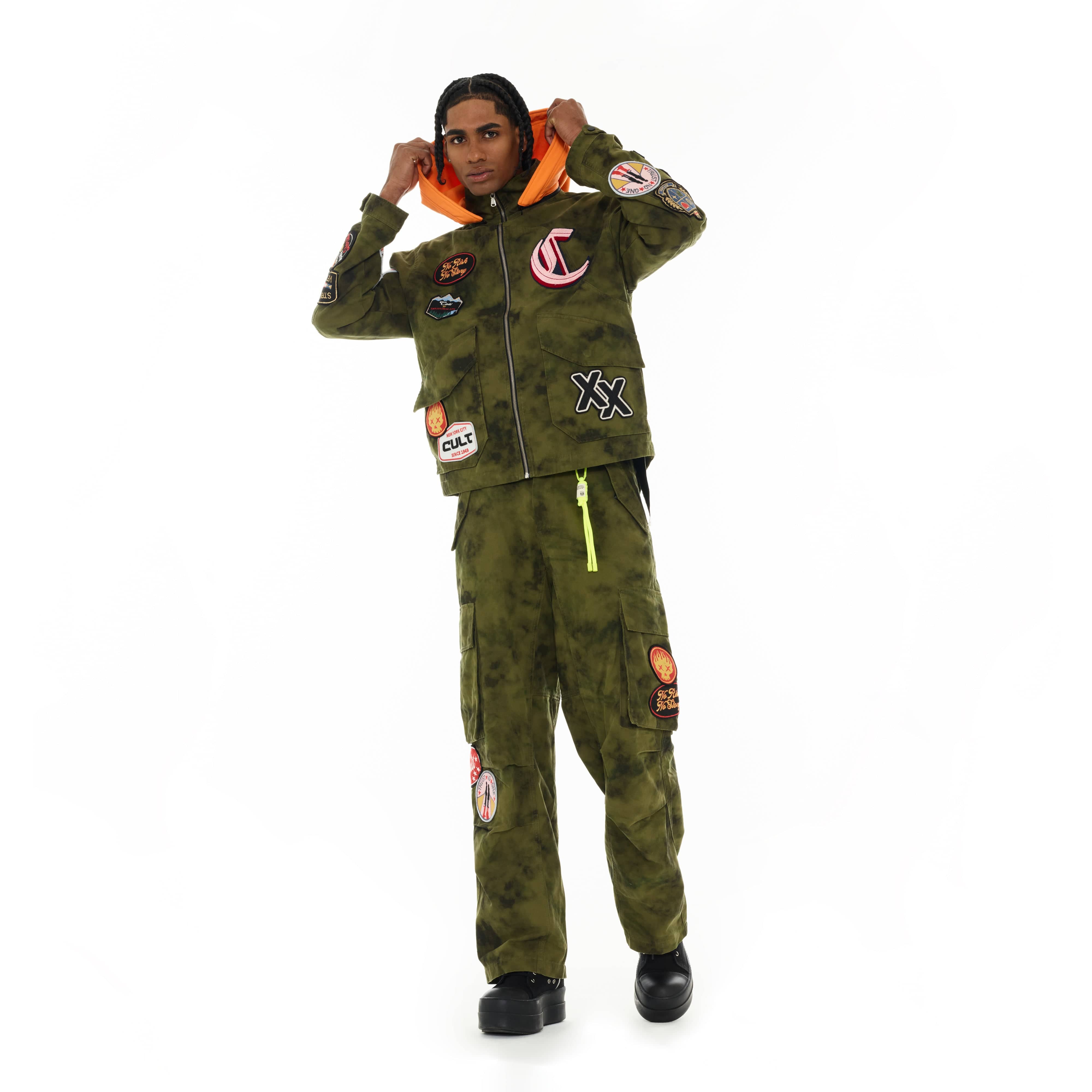 Cult's Utility Cargo Pants in Camo