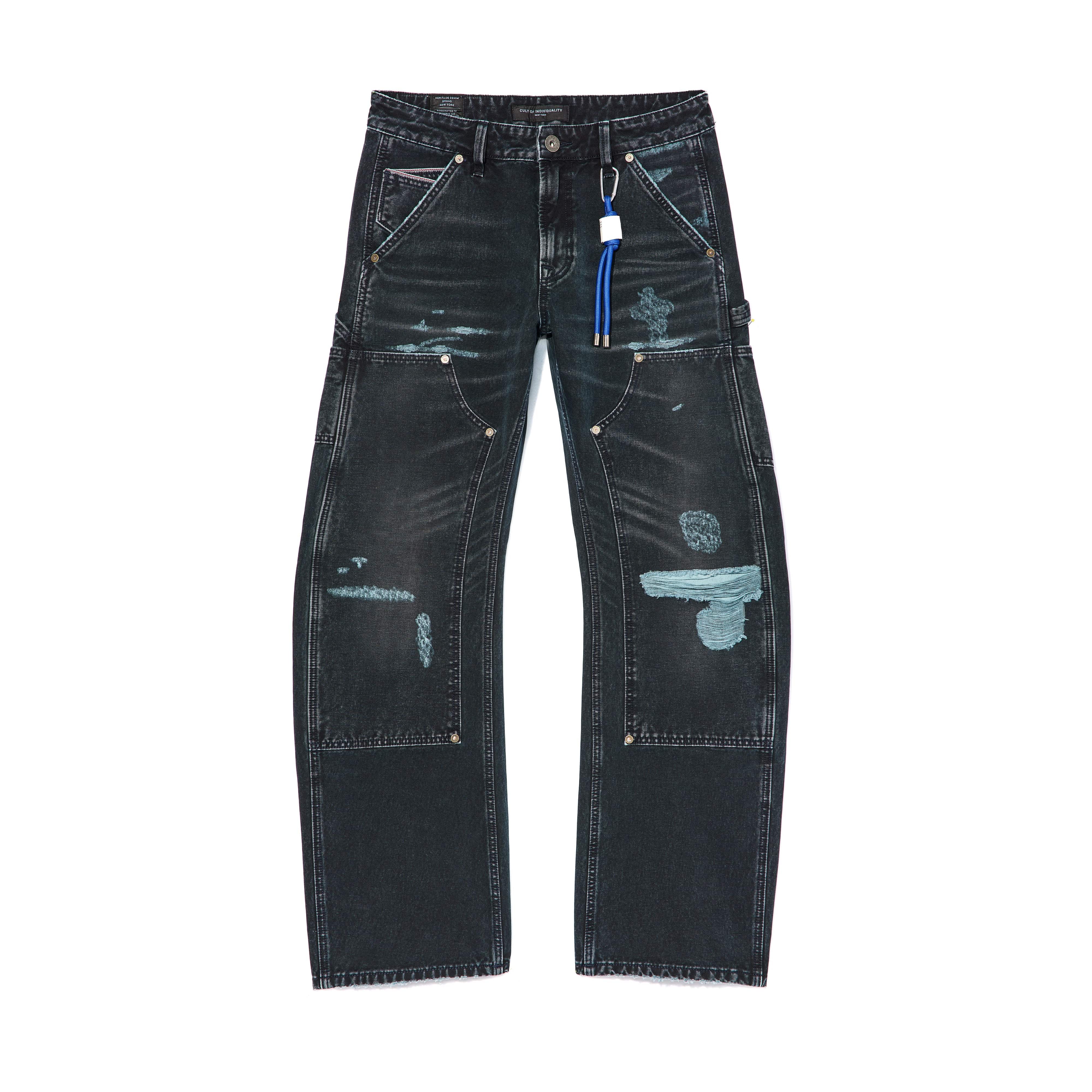 Cult's Grunge Carpenter Jeans in Vintage Navy