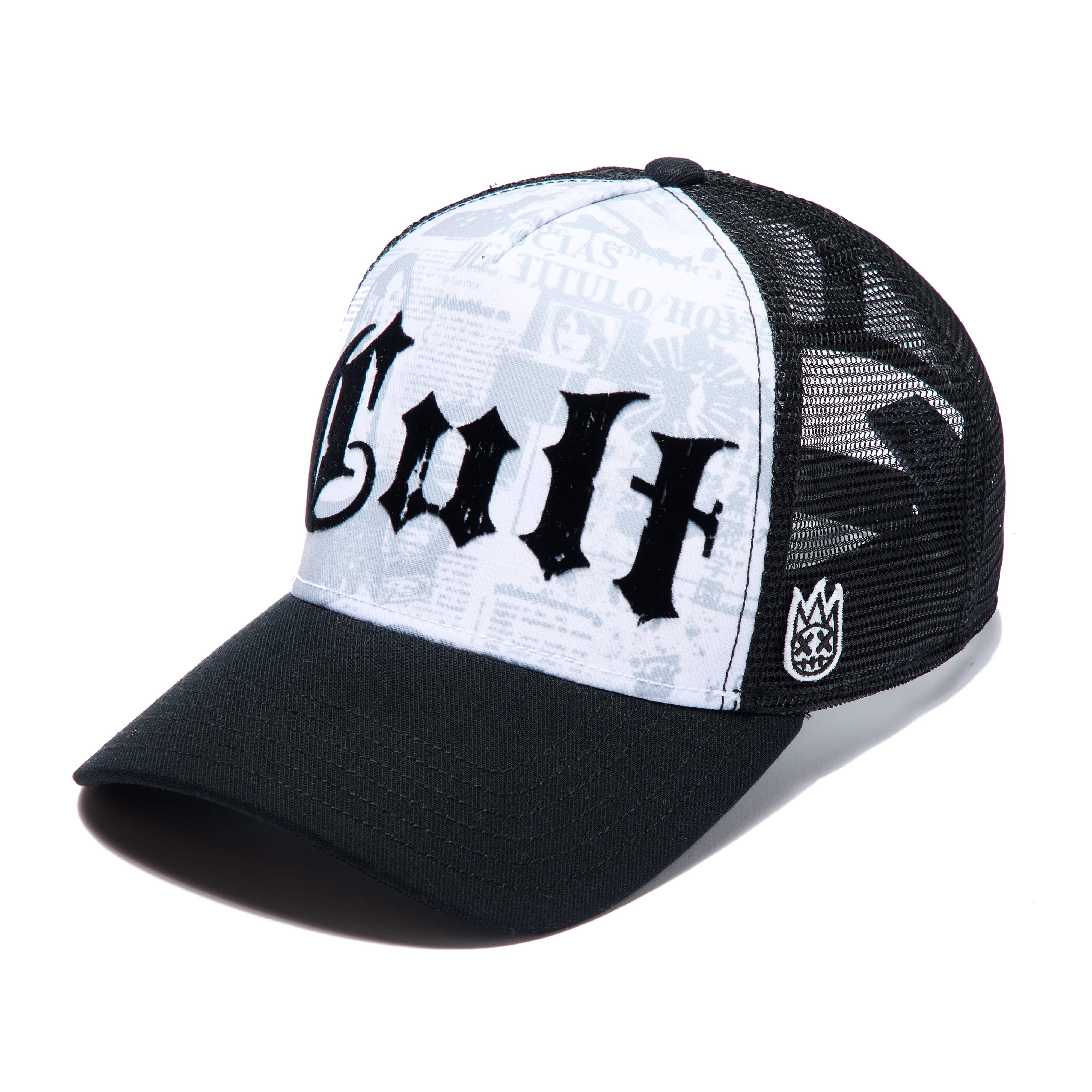 Cult's Mesh Back Trucker Hat "Propaganda" In White