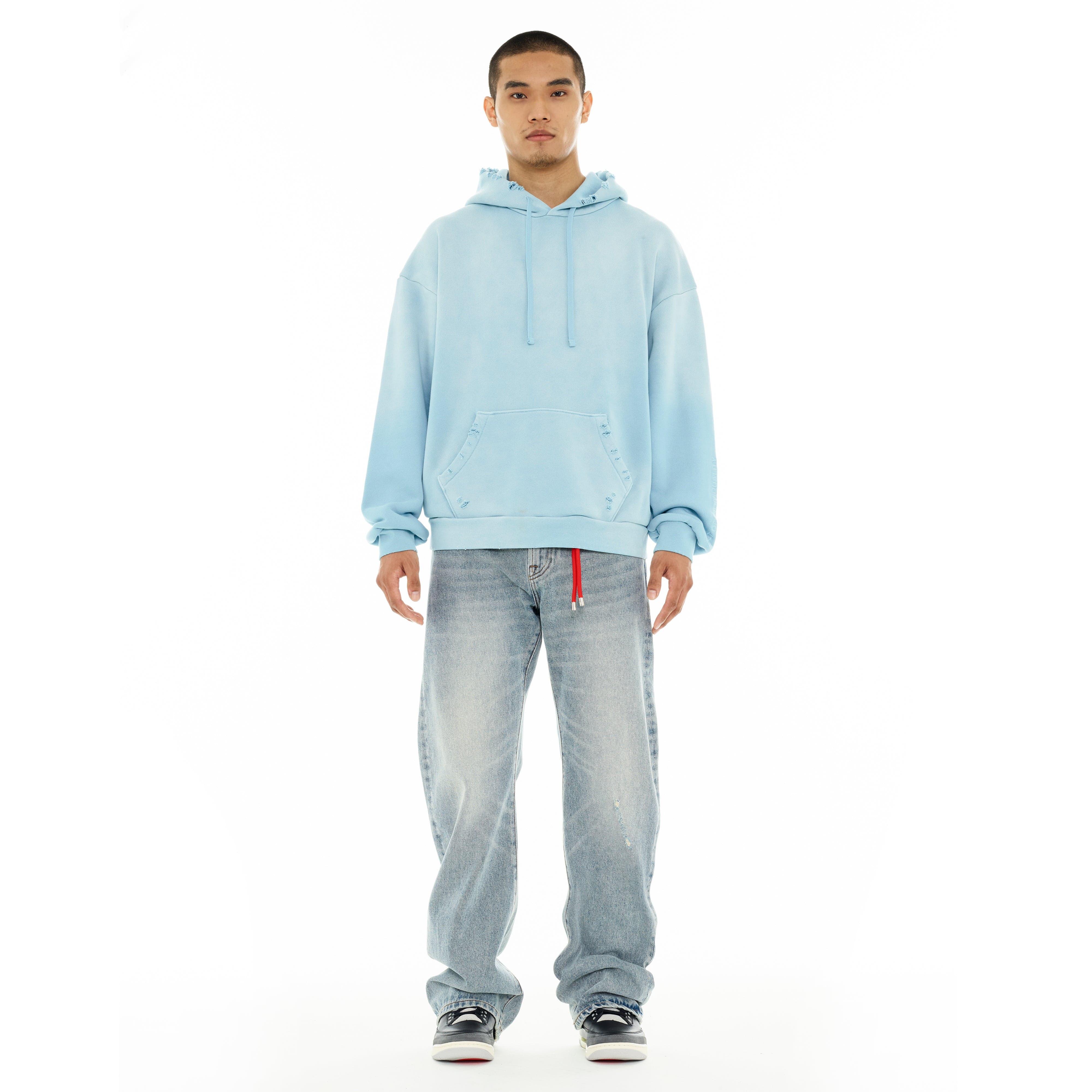 Cult's Pullover Sweatshirt "Core" 620 Grams In Blue Glow