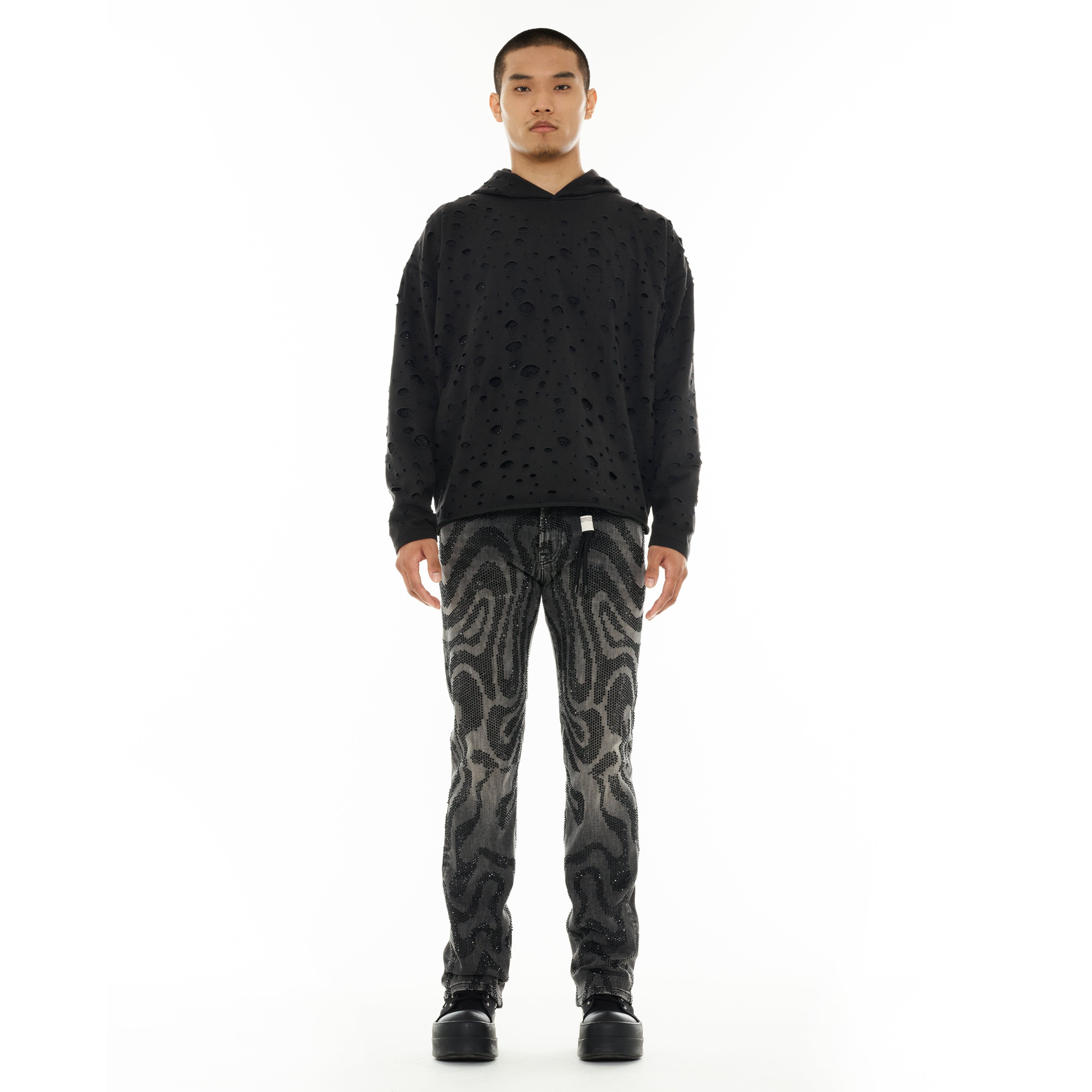 Cult's Signature Rebel Straight Jeans in Swirl