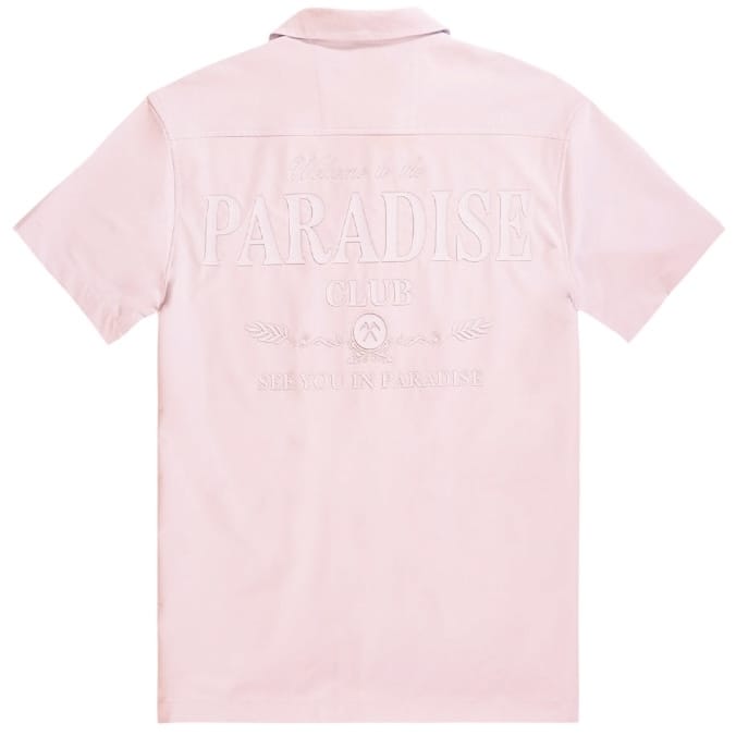 See You In Paradise Club Shirt and Short Set (Light Pink)