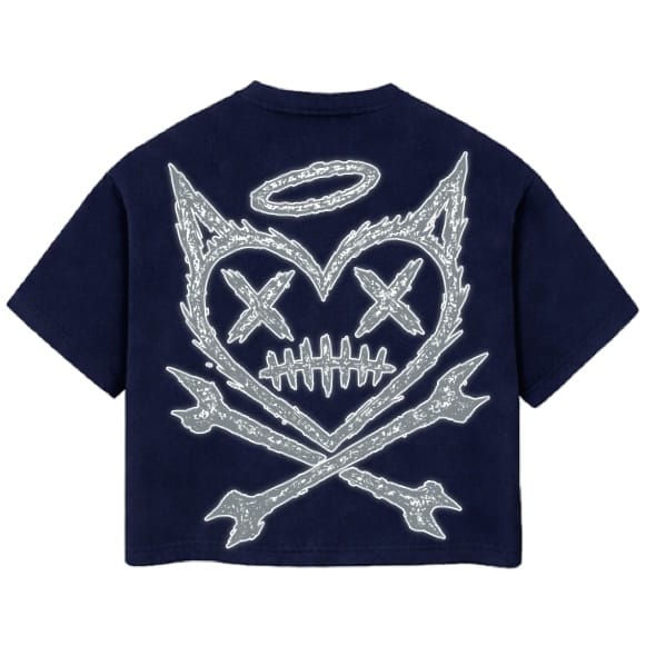 Shattered Hearts Logo Tee (Navy)
