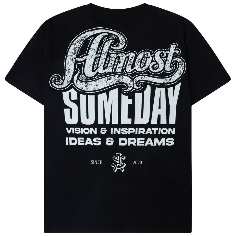 Almost Someday Vision Tee (Black) AS-FALL26-018