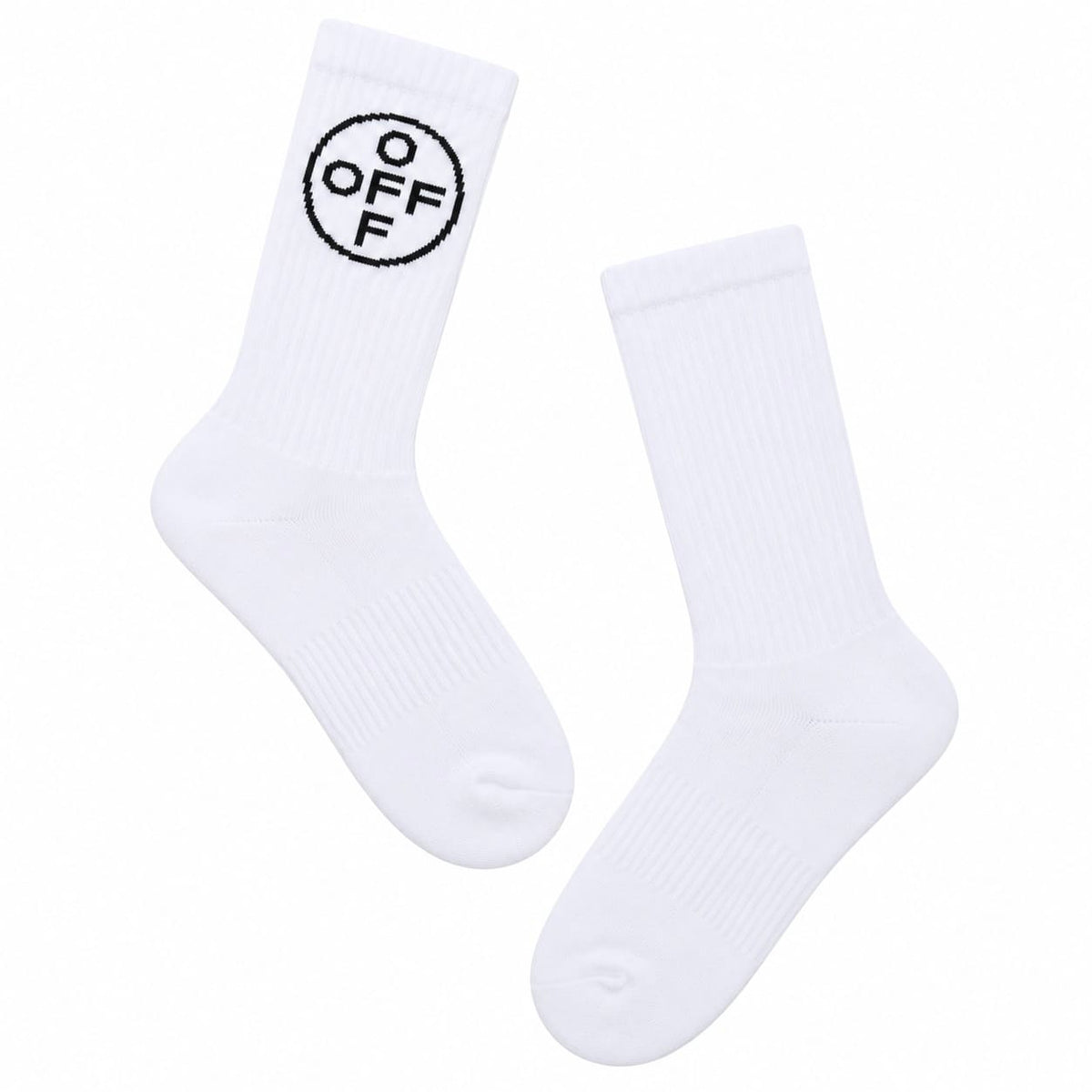 Lab Off-White Mid Calf Crew Socks 3 Pack (White/Black/Grey)