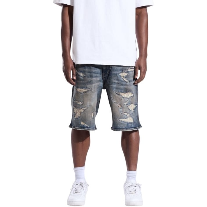 Crysp Cena Denim Short (Indigo) CRY-SUM26-022