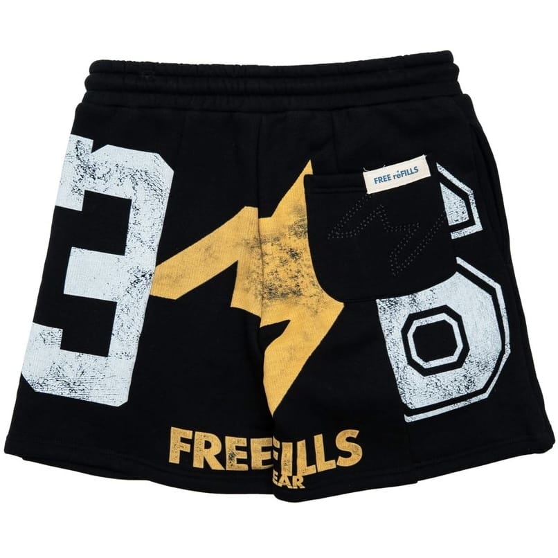 Free Refills Split Short (Black) FR-SUM26-003