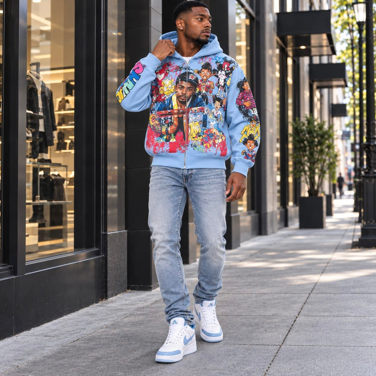 The Syndicate Unity 2.0 Zip Up Hoodie (Baby Blue)