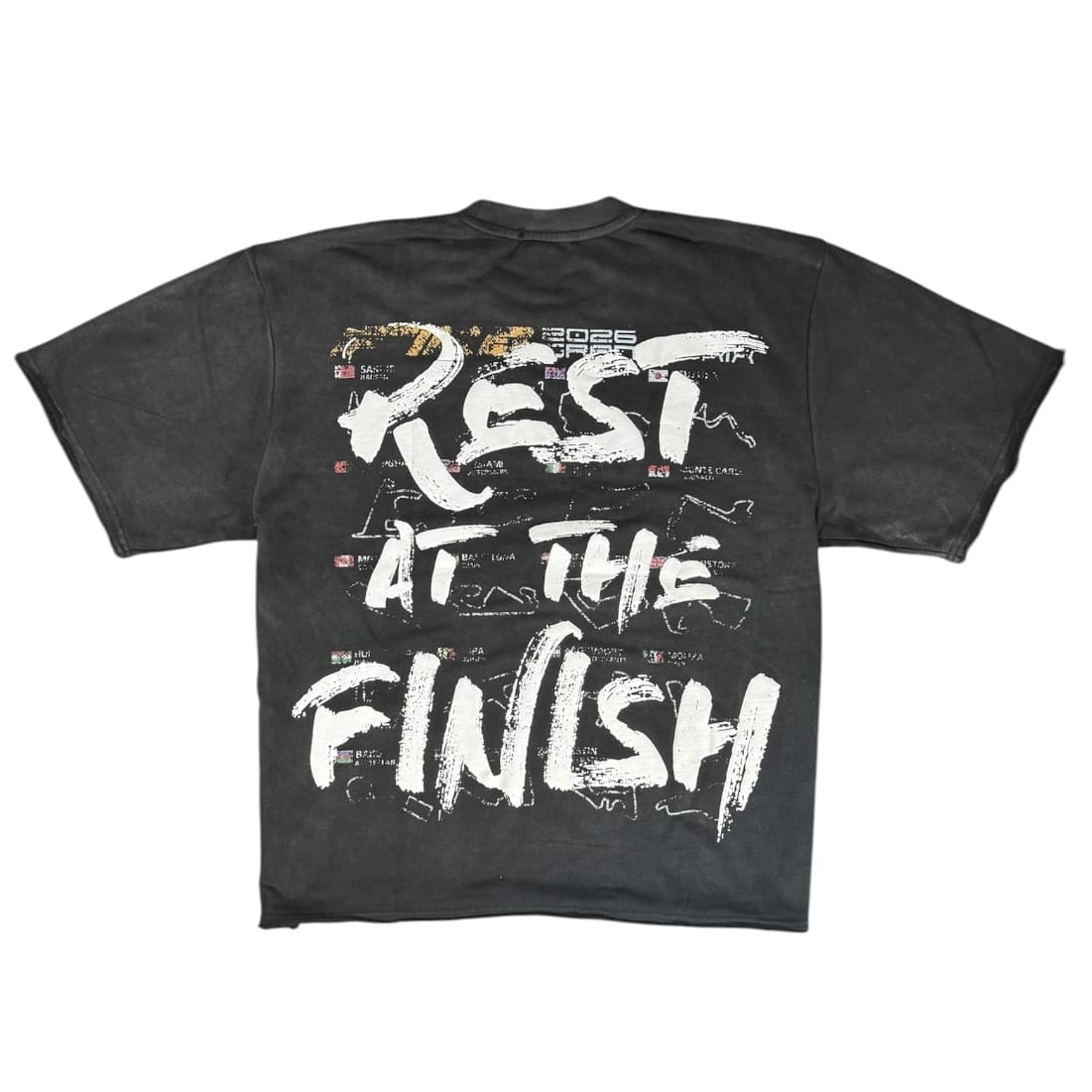 R3bel Denim Finish Line Digital Terry Tee (Black) 3163-115