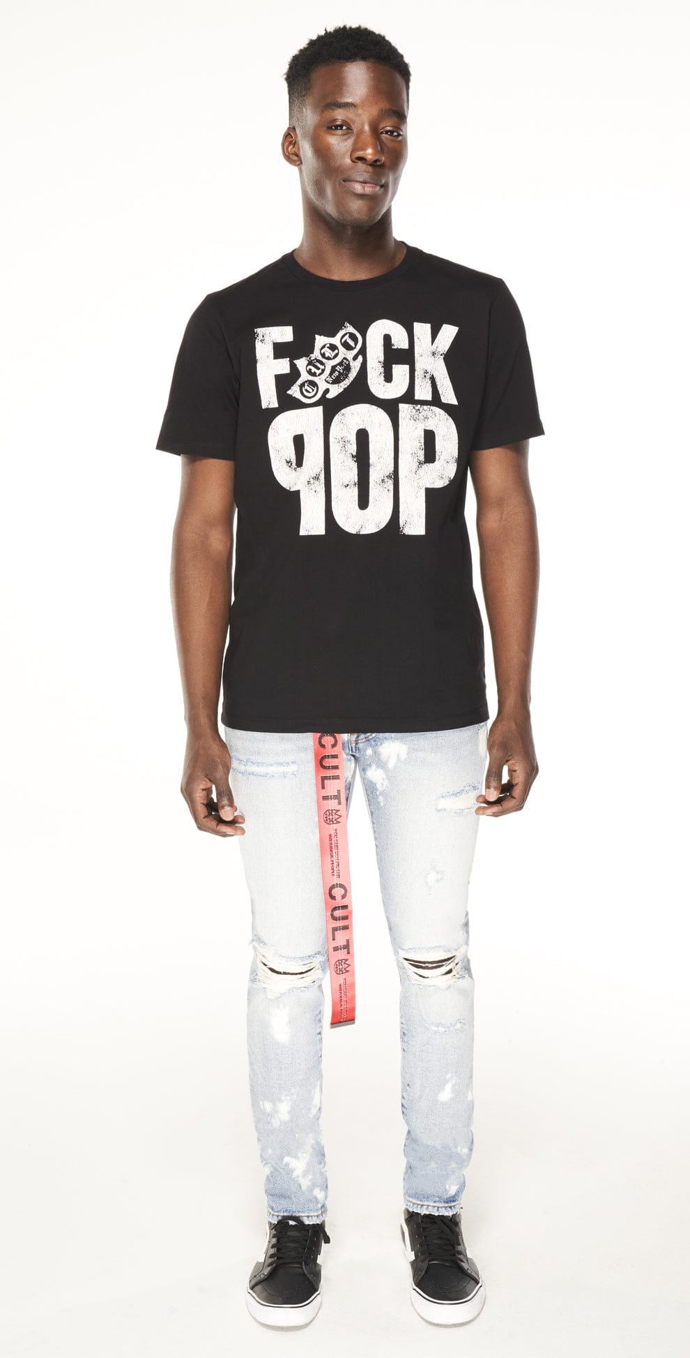 PUNK SUPER SKINNY STRETCH IN BLEACH