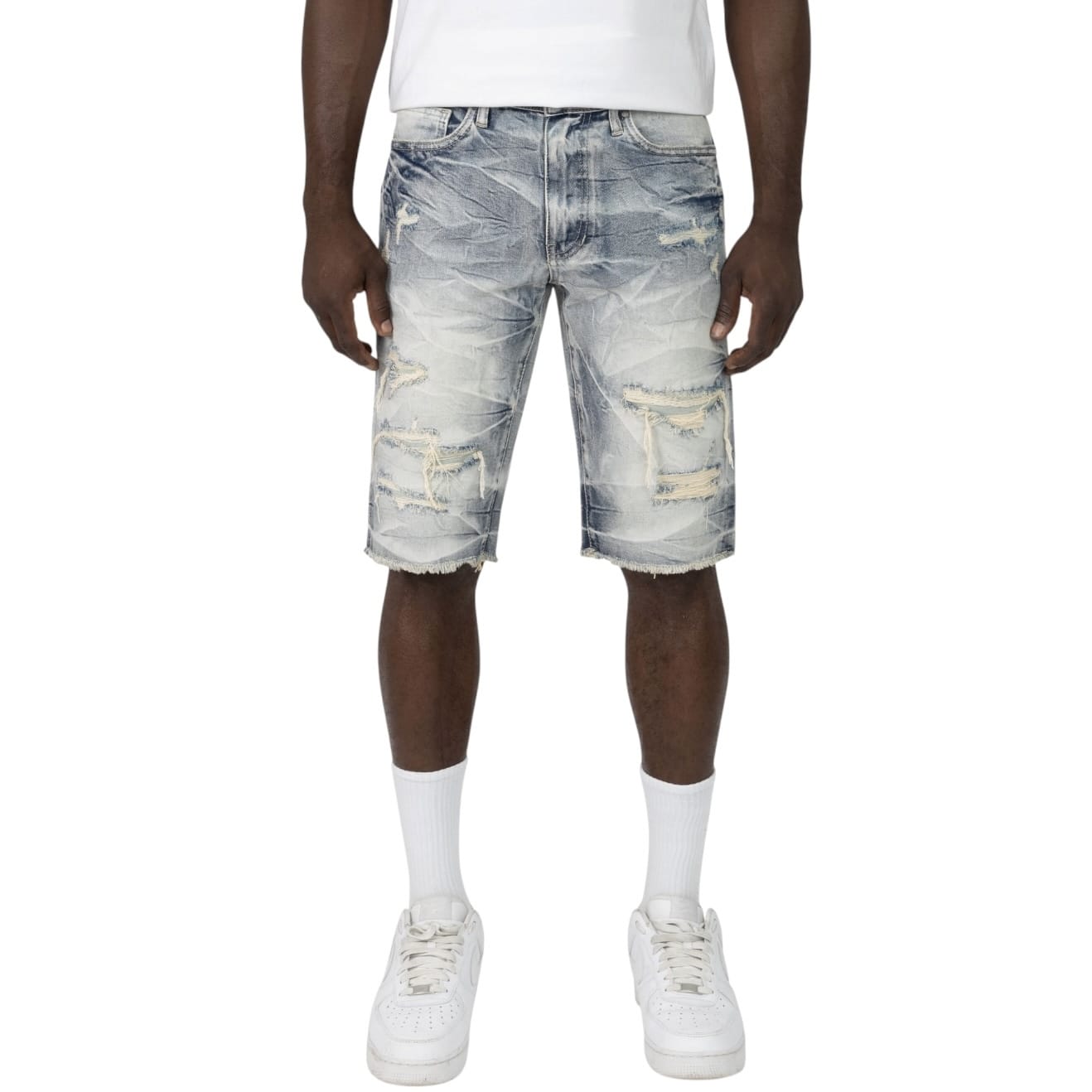 Smoke Rise Essential Jean Short (Farley Blue) JS24109