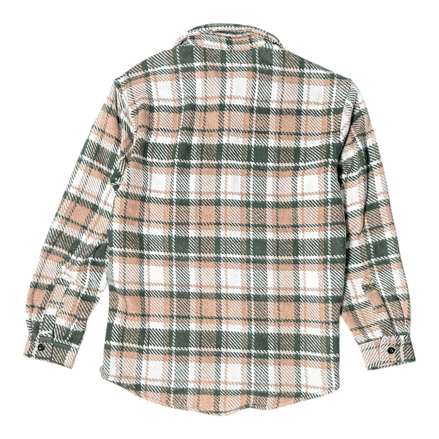 Roku Studio Heavy Flannel Shirt With Rhinestones (Forest Green)